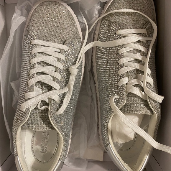 Michael Kors Women's Grove Lace-Up Sneakers - Picture 5 of 8